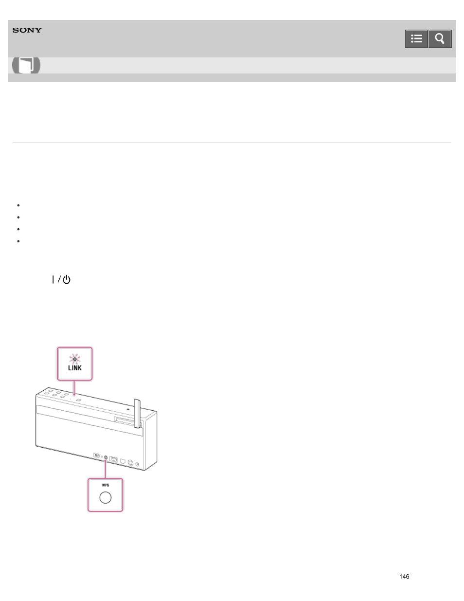 Connection method 1, Button of a wireless router, Help guide | Sony SRS-X7 User Manual | Page 158 / 287