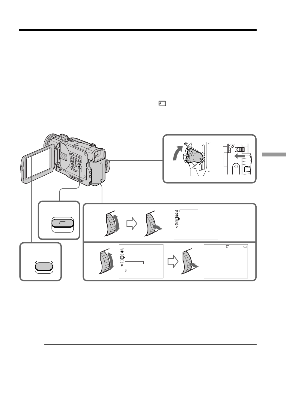 Playing back images in a continuous, Loop – slide show, Dcr-trv11/trv20 only | Sony DCR-TRV20 User Manual | Page 119 / 152