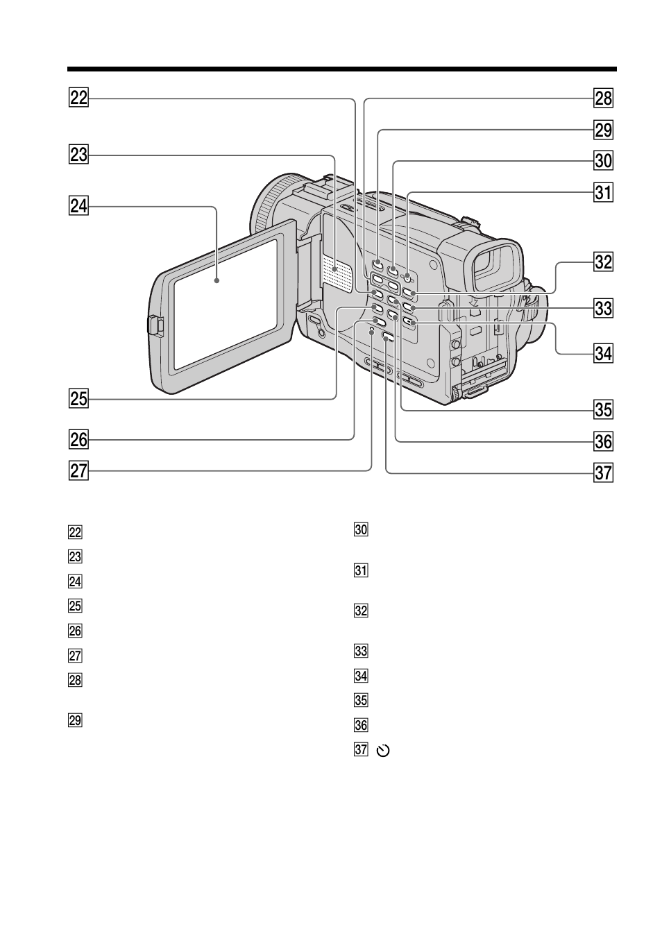 Ed es ea e; wl wk ef eg eh ej ws wg wh wj wf wd | Sony DCR-TRV20 User Manual | Page 146 / 152