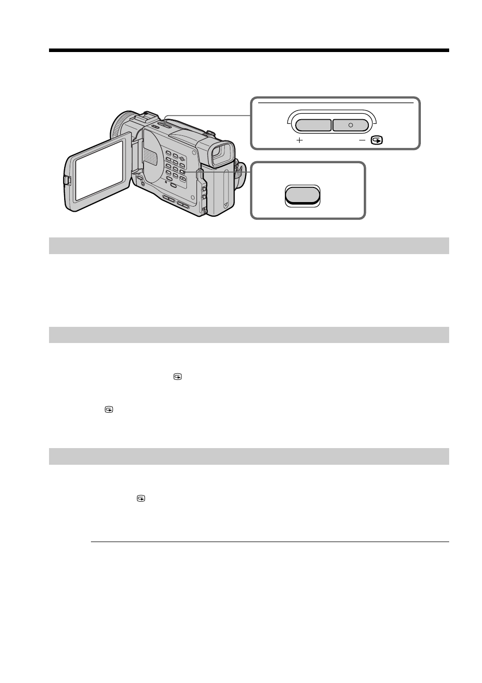 Checking the recording – end, Search/editsearch/rec review, Checking the recording | Sony DCR-TRV20 User Manual | Page 24 / 152