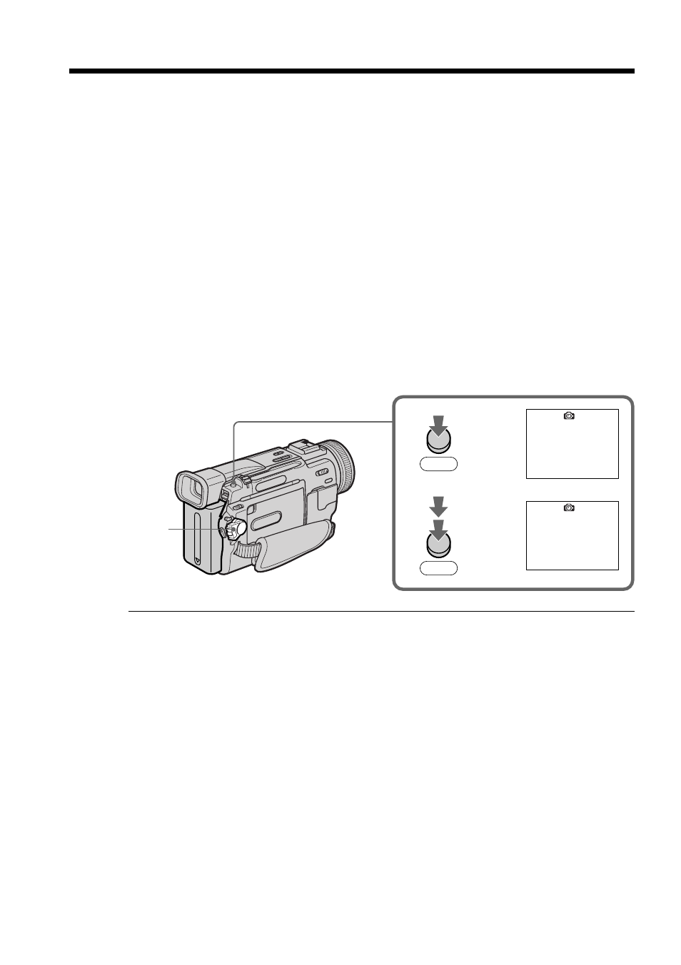 Advanced recording operations, Recording a still image on a tape, Tape photo recording | Sony DCR-TRV20 User Manual | Page 30 / 152