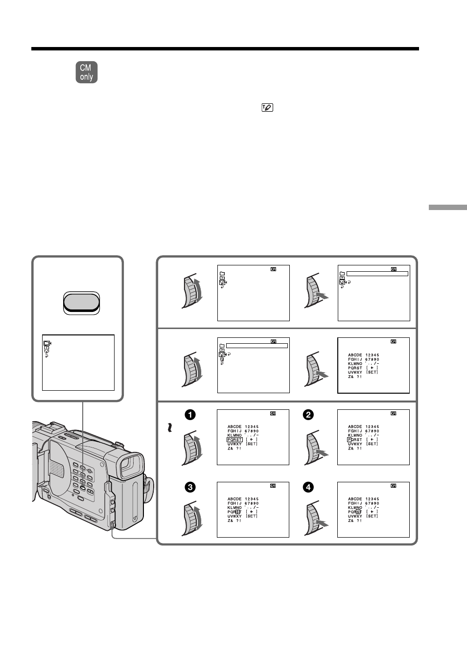 Making your own titles, Title | Sony DCR-TRV20 User Manual | Page 81 / 152