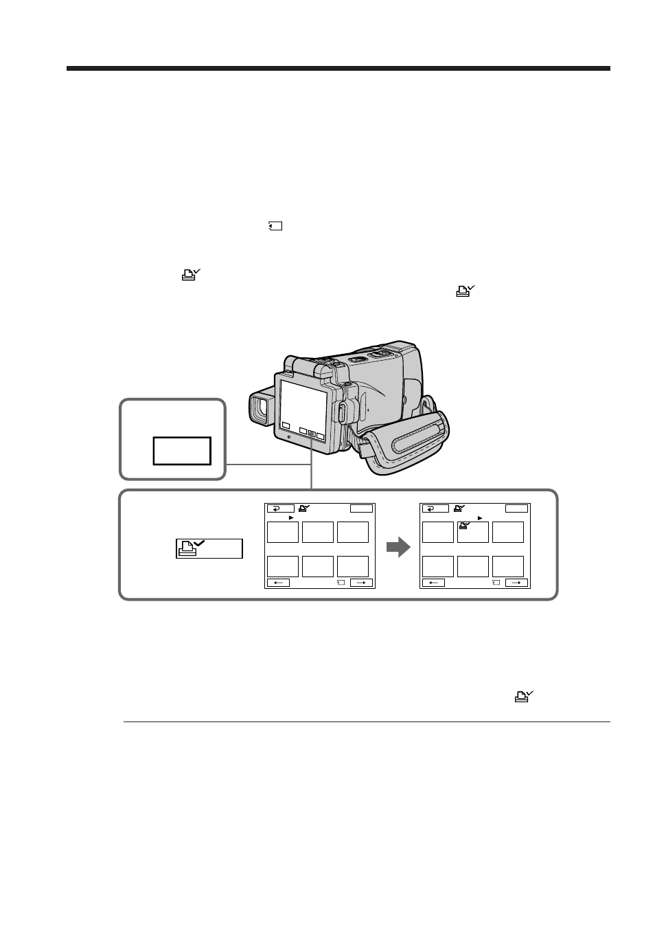 Writing a print mark – print mark, Index, Mark | Sony DCR-IP210 User Manual | Page 150 / 220