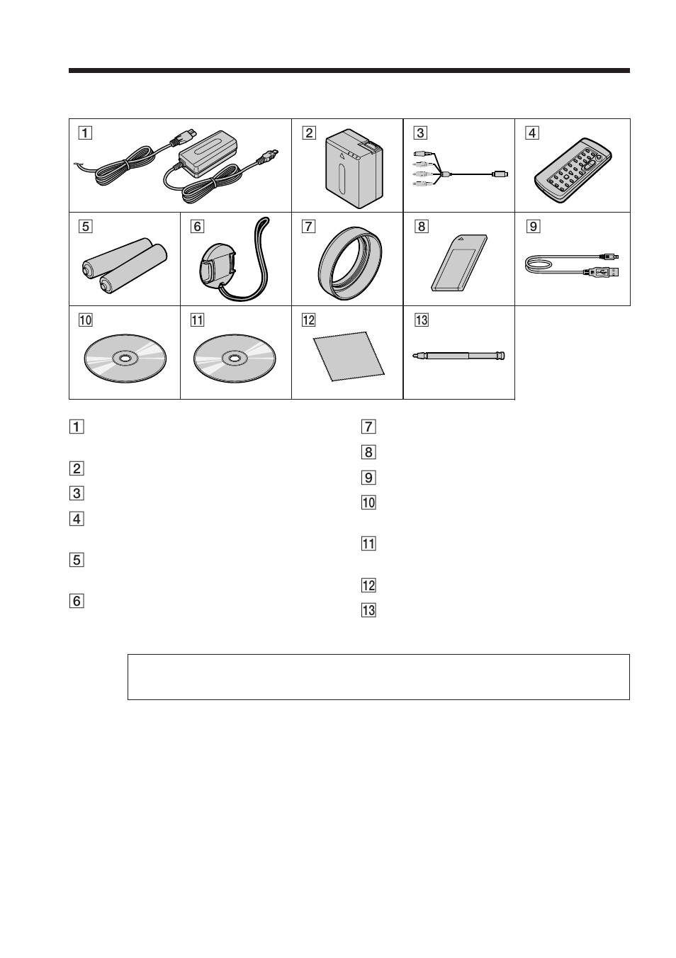 Checking supplied accessories | Sony DCR-IP210 User Manual | Page 16 / 220