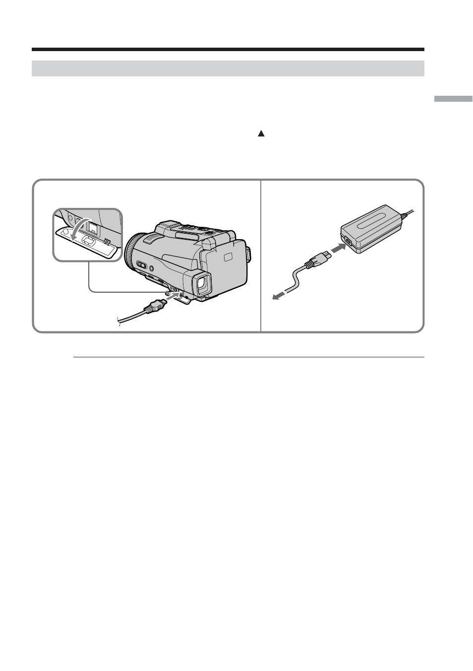 Connecting to a wall outlet | Sony DCR-IP210 User Manual | Page 21 / 220