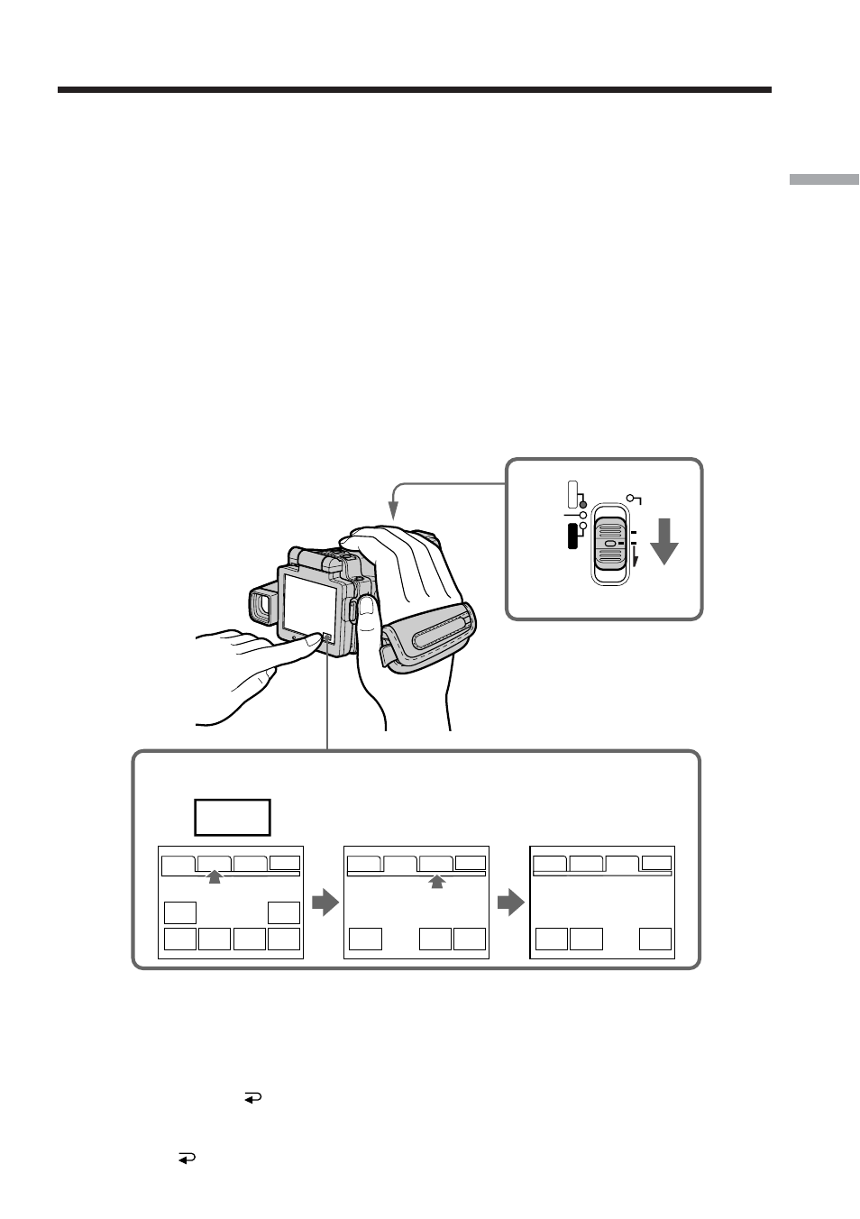 Step 4 using the touch panel | Sony DCR-IP210 User Manual | Page 27 / 220