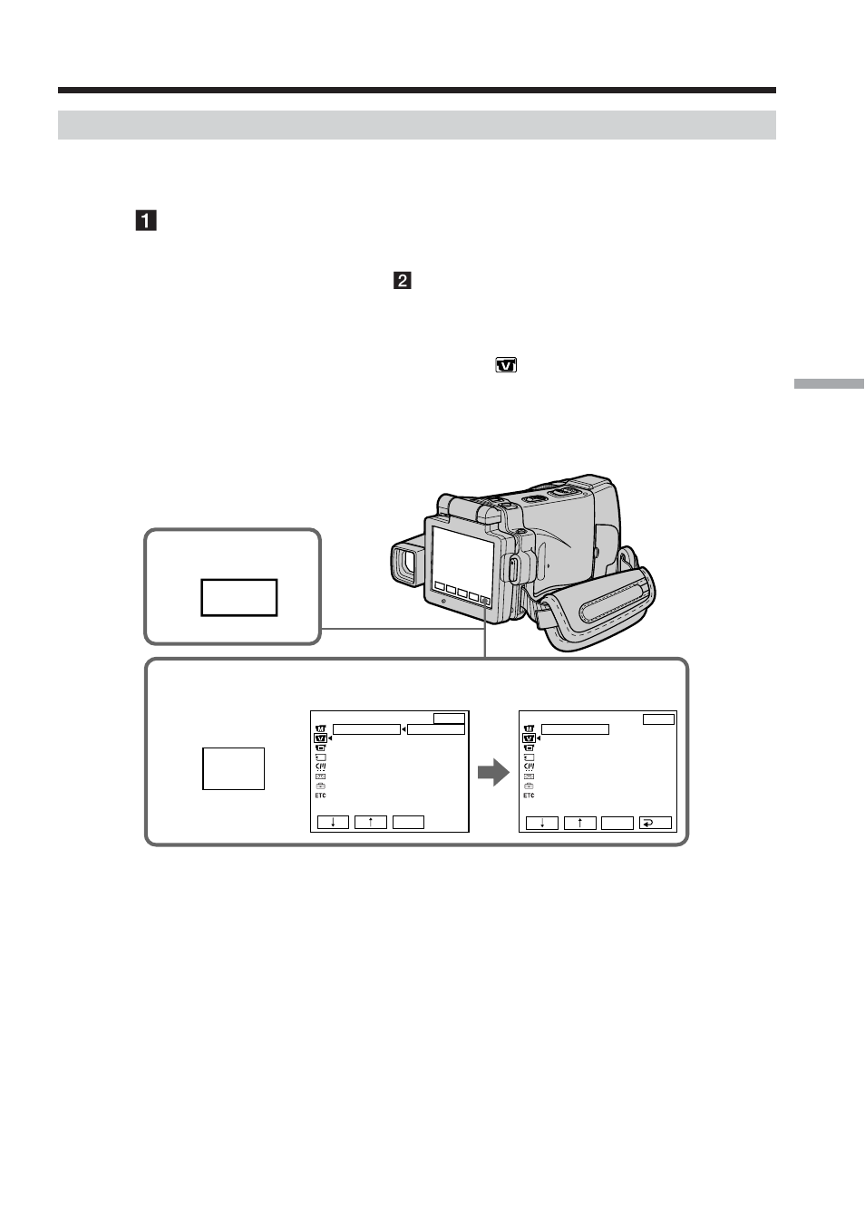 Recording video or tv programs, When using the a/v connecting cable | Sony DCR-IP210 User Manual | Page 83 / 220