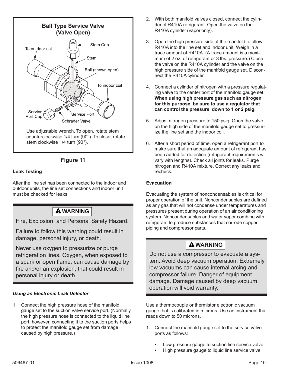 Allied Air Enterprises 4AC16LT User Manual | Page 10 / 22