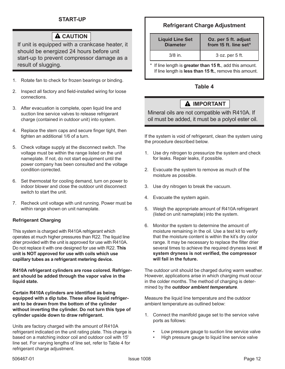 Allied Air Enterprises 4AC16LT User Manual | Page 12 / 22