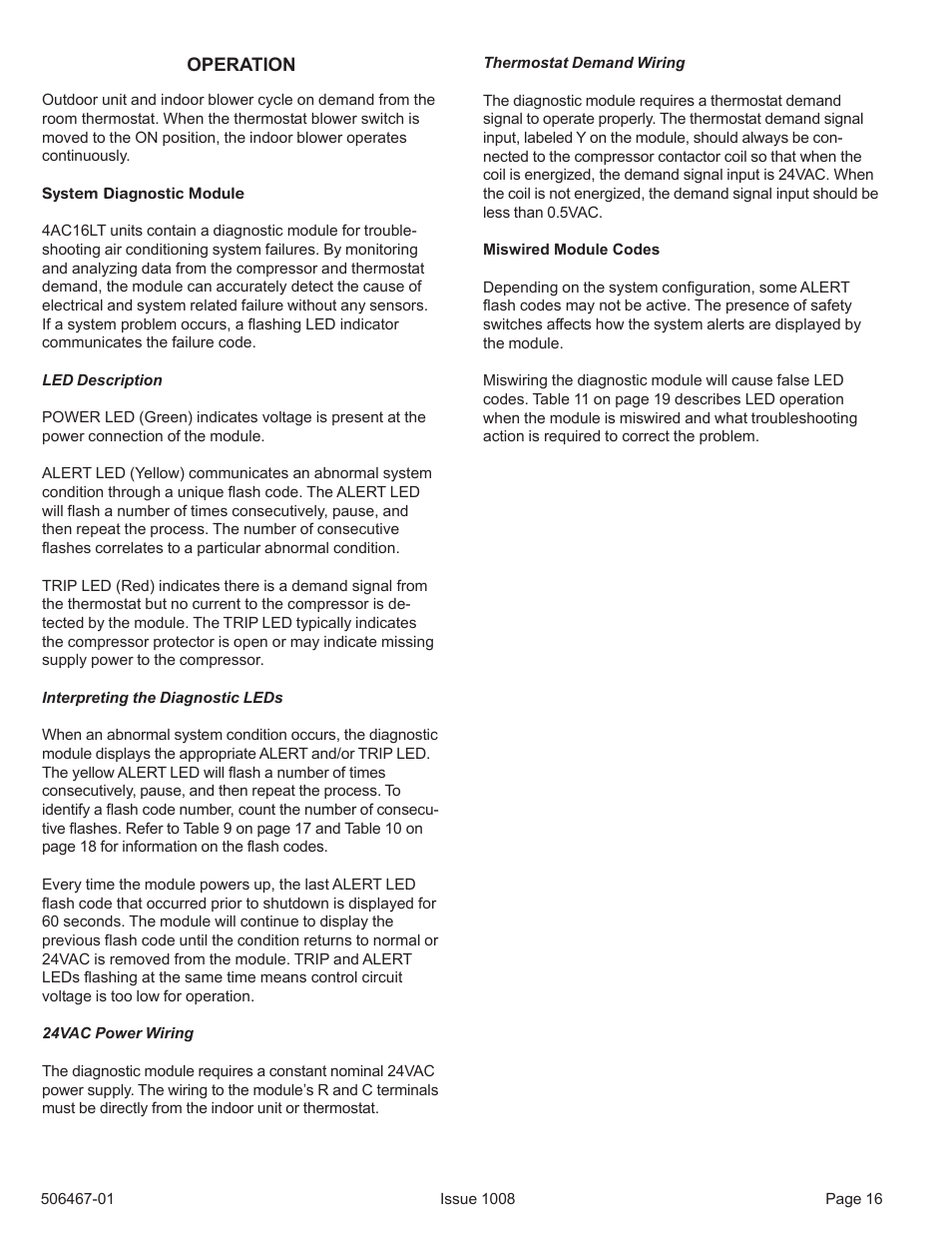 Allied Air Enterprises 4AC16LT User Manual | Page 16 / 22