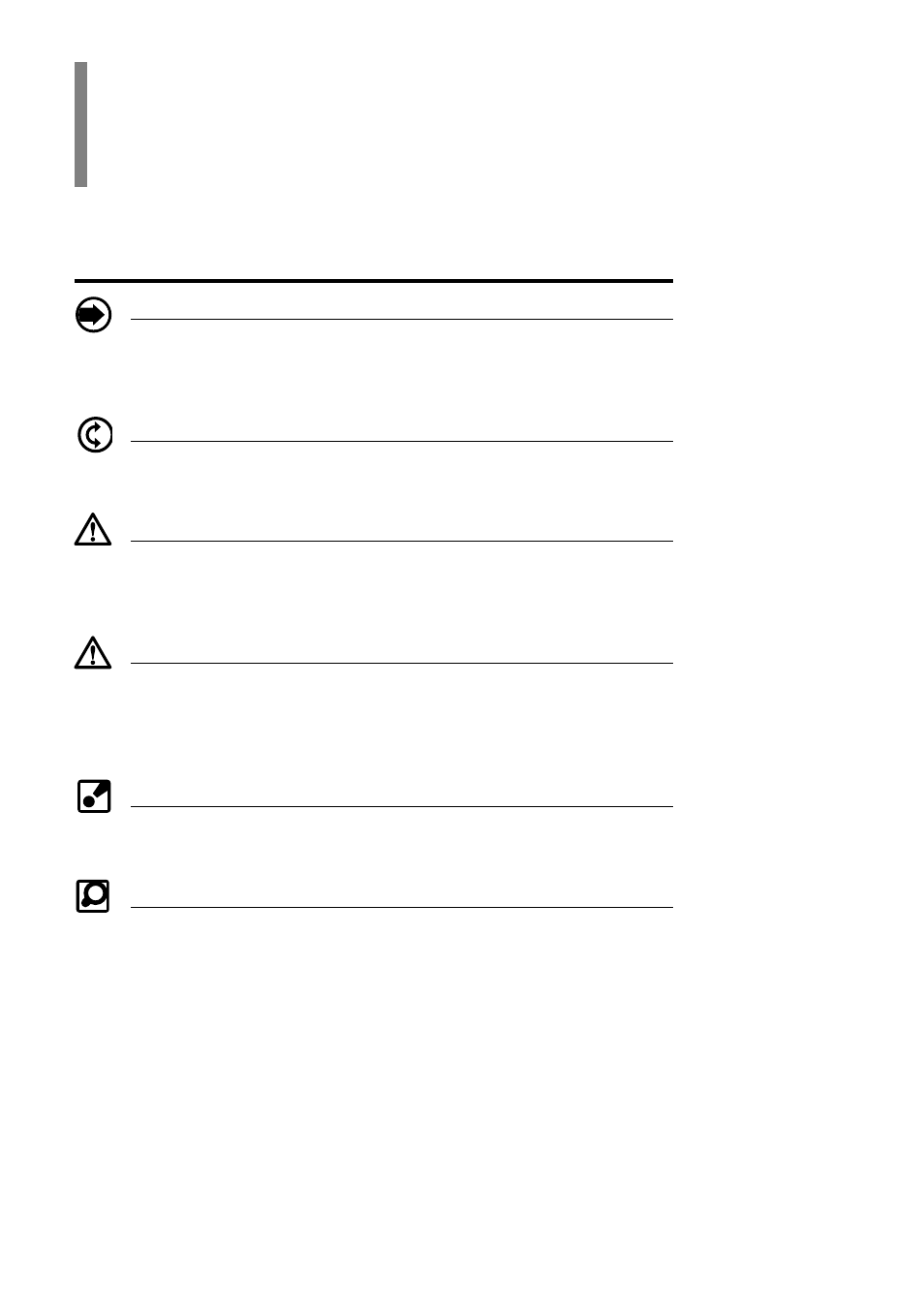 Symbols | Sony PEG-N610C User Manual | Page 6 / 29