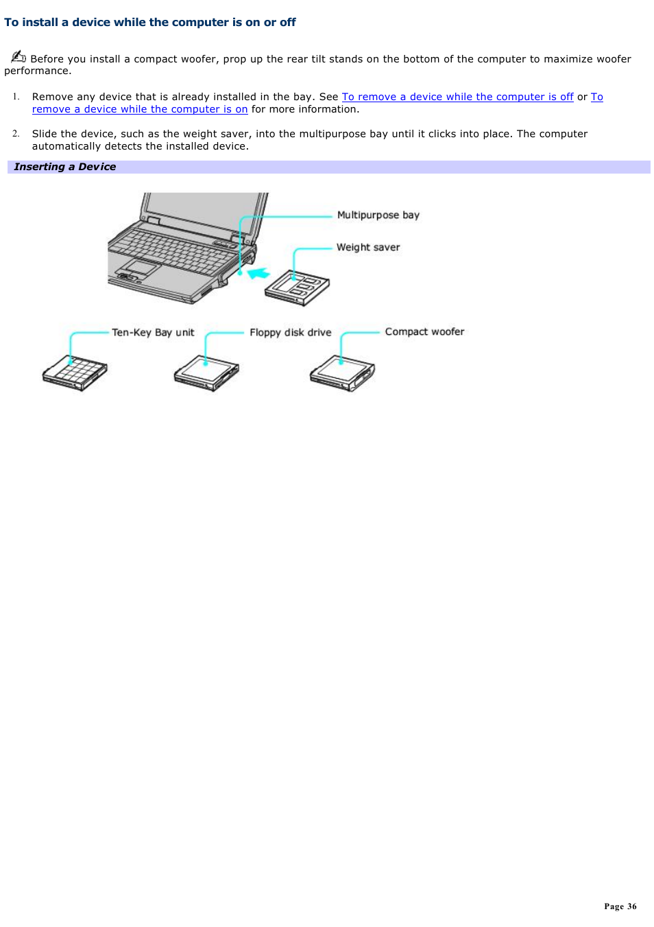 Sony PCG-NV190P User Manual | Page 36 / 188