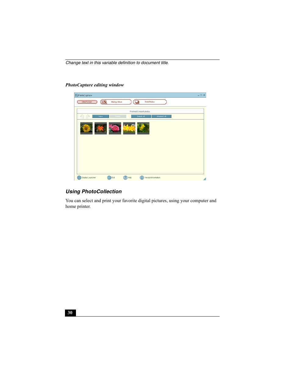 Using photocollection | Sony PCG-R505ECP User Manual | Page 122 / 222