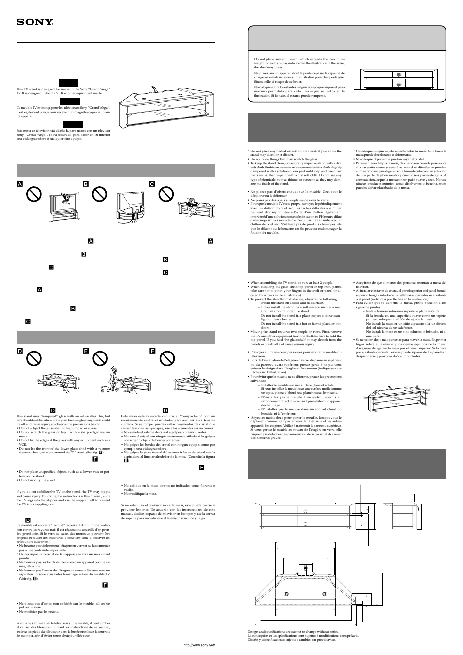 Sony KDS-R60XBR1 User Manual | 2 pages