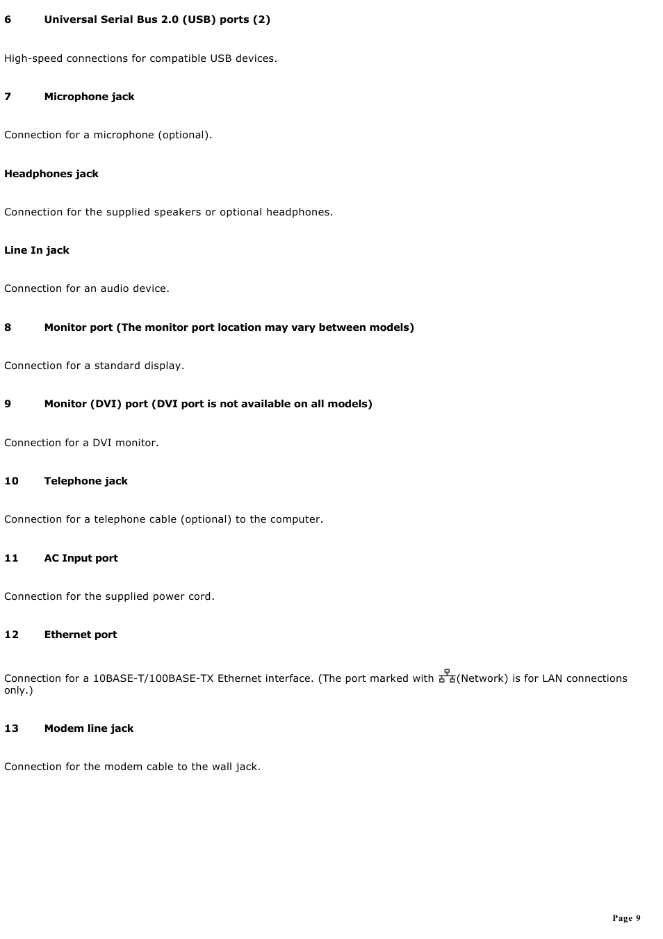 Sony PCV-RXA842 User Manual | Page 9 / 97