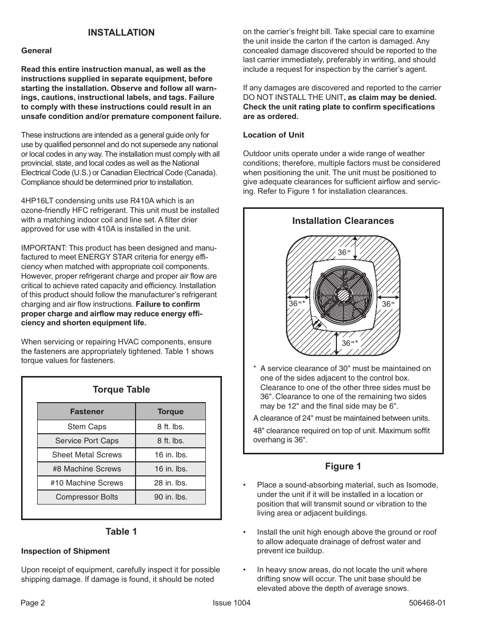 Allied Air Enterprises 4HP16LT User Manual | Page 2 / 30