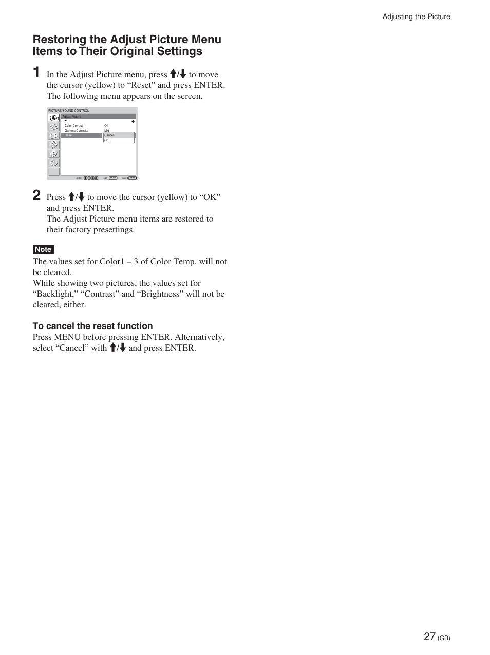 Sony FWD-32LX1R User Manual | Page 27 / 45