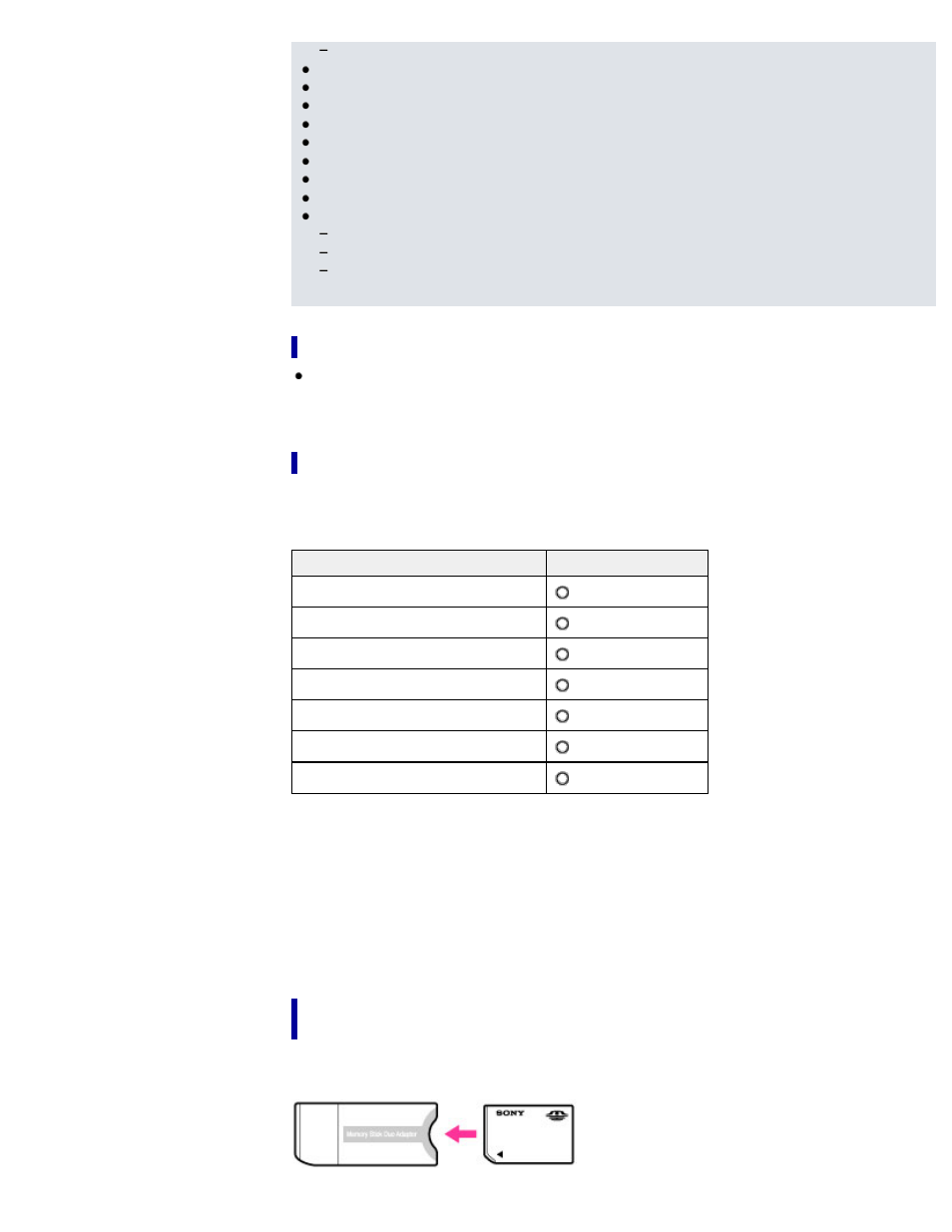 Memory stick” media | Sony DSC-W690 User Manual | Page 176 / 184