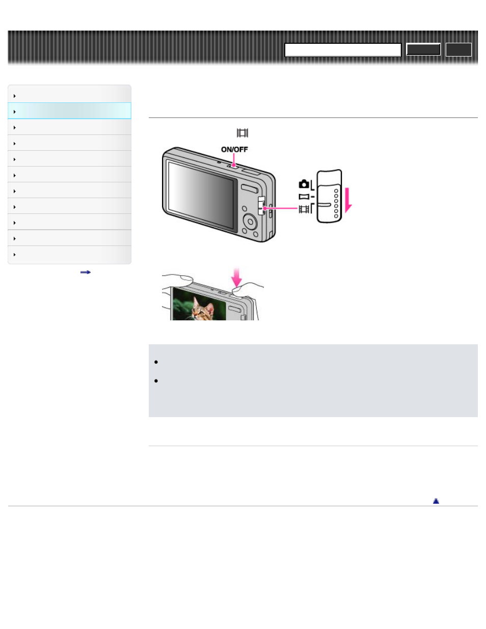 Shooting movies, Cyber-shot user guide | Sony DSC-W690 User Manual | Page 34 / 184