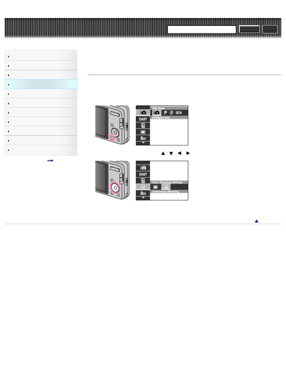 Using menu items (shooting), Cyber-shot user guide | Sony DSC-W690 User Manual | Page 63 / 184