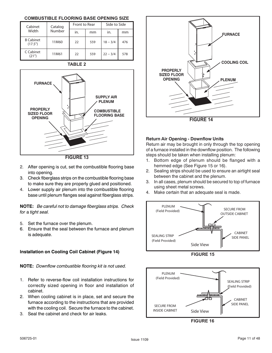Allied Air Enterprises A95DF User Manual | Page 11 / 48