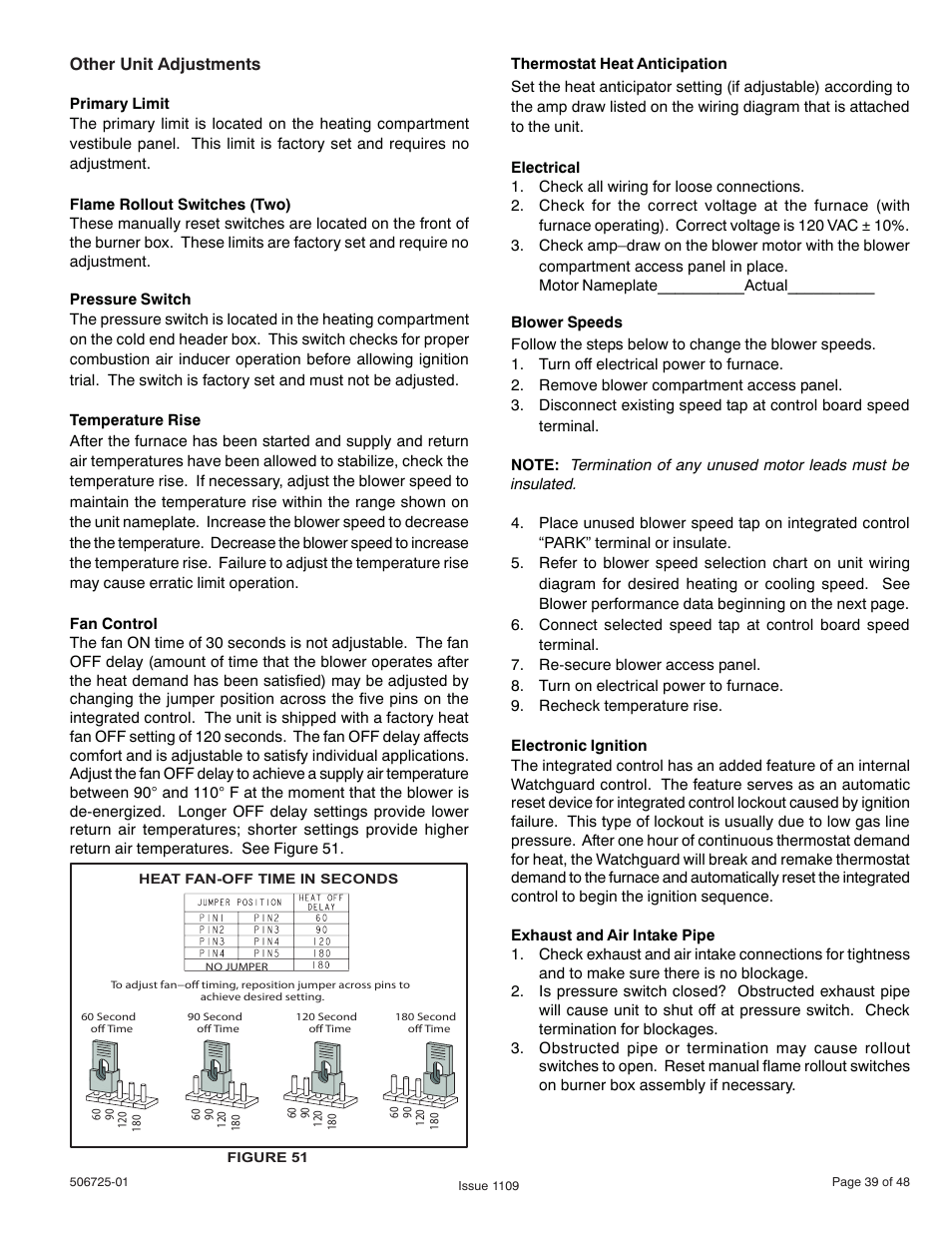 Allied Air Enterprises A95DF User Manual | Page 39 / 48