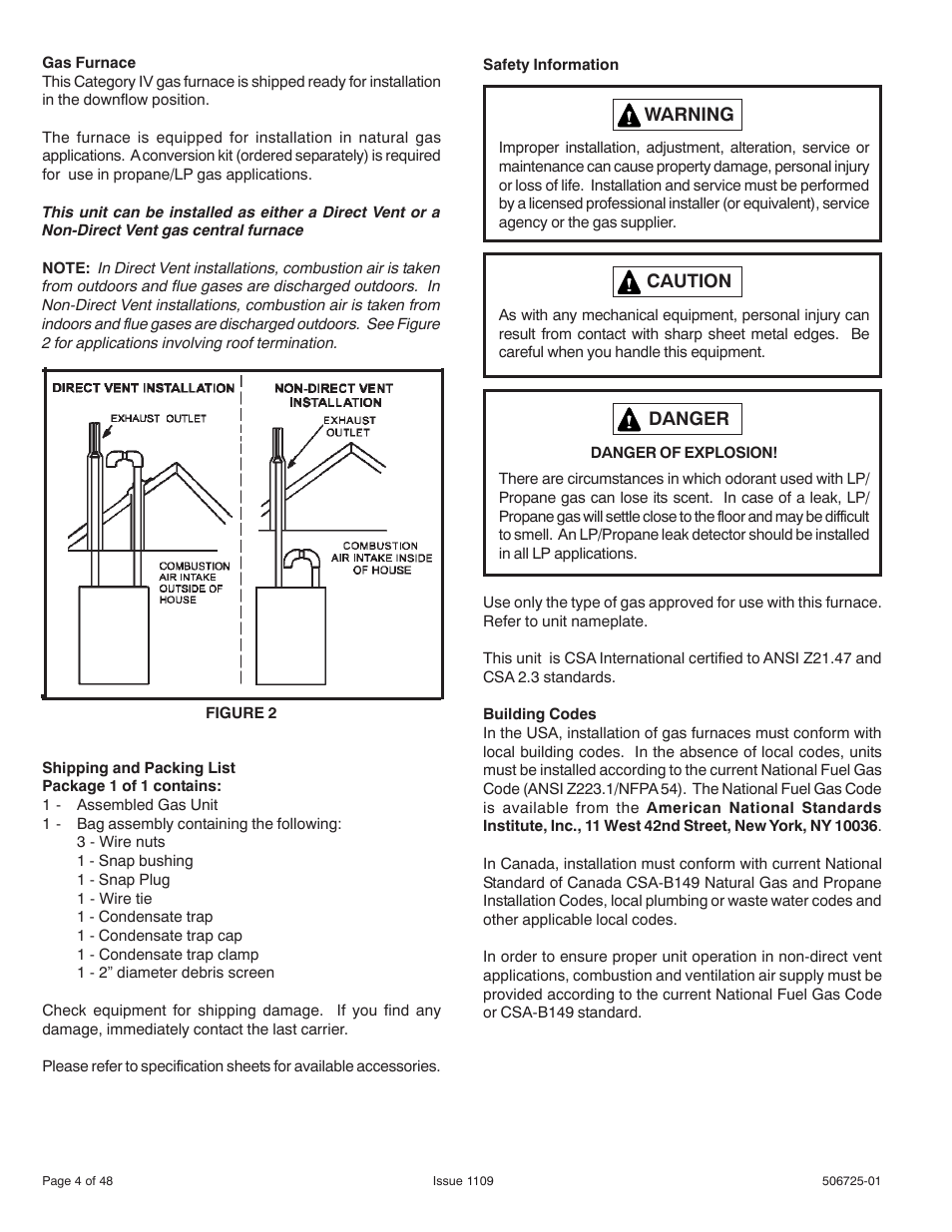 Allied Air Enterprises A95DF User Manual | Page 4 / 48