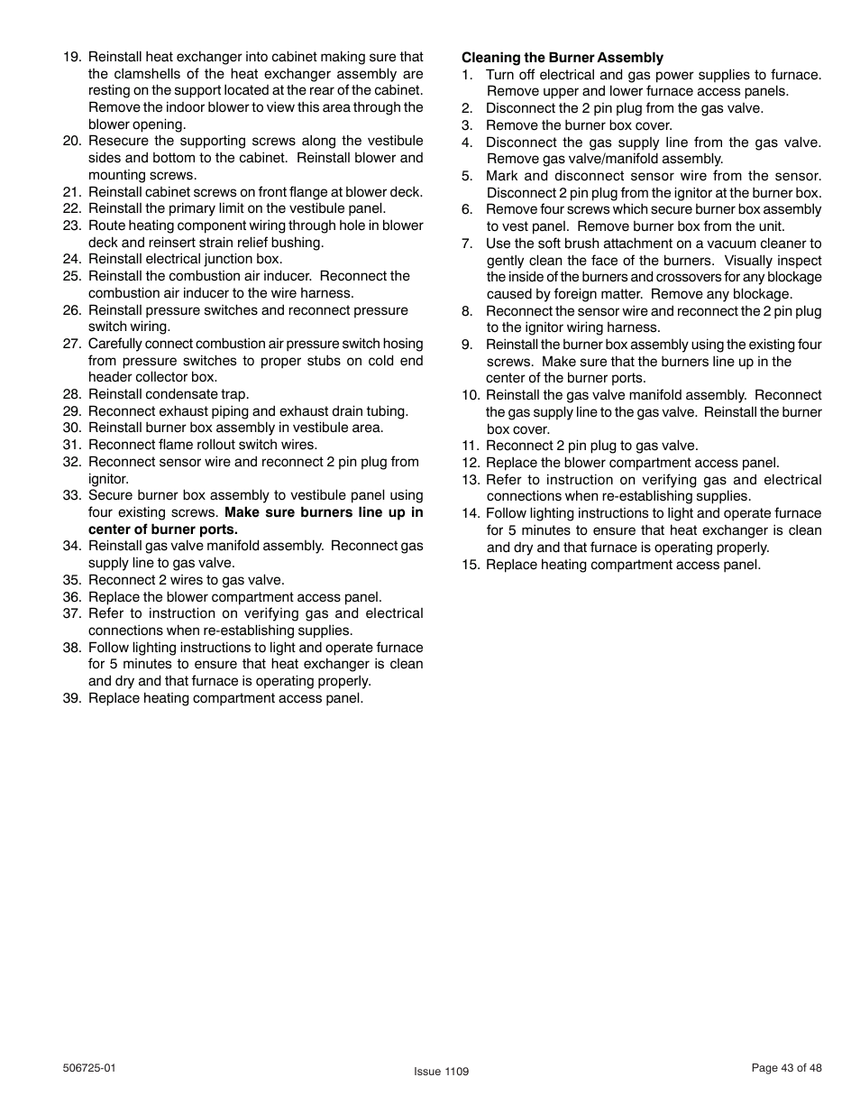 Allied Air Enterprises A95DF User Manual | Page 43 / 48