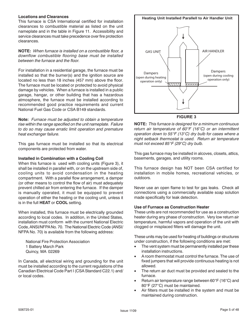 Allied Air Enterprises A95DF User Manual | Page 5 / 48