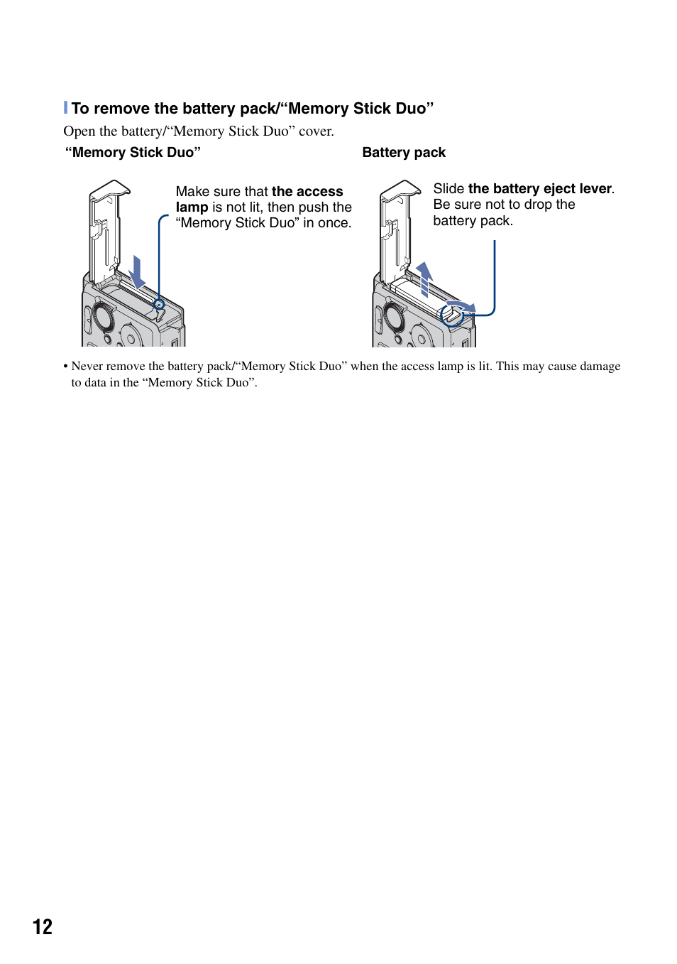 Sony DSC-W80 User Manual | Page 12 / 36