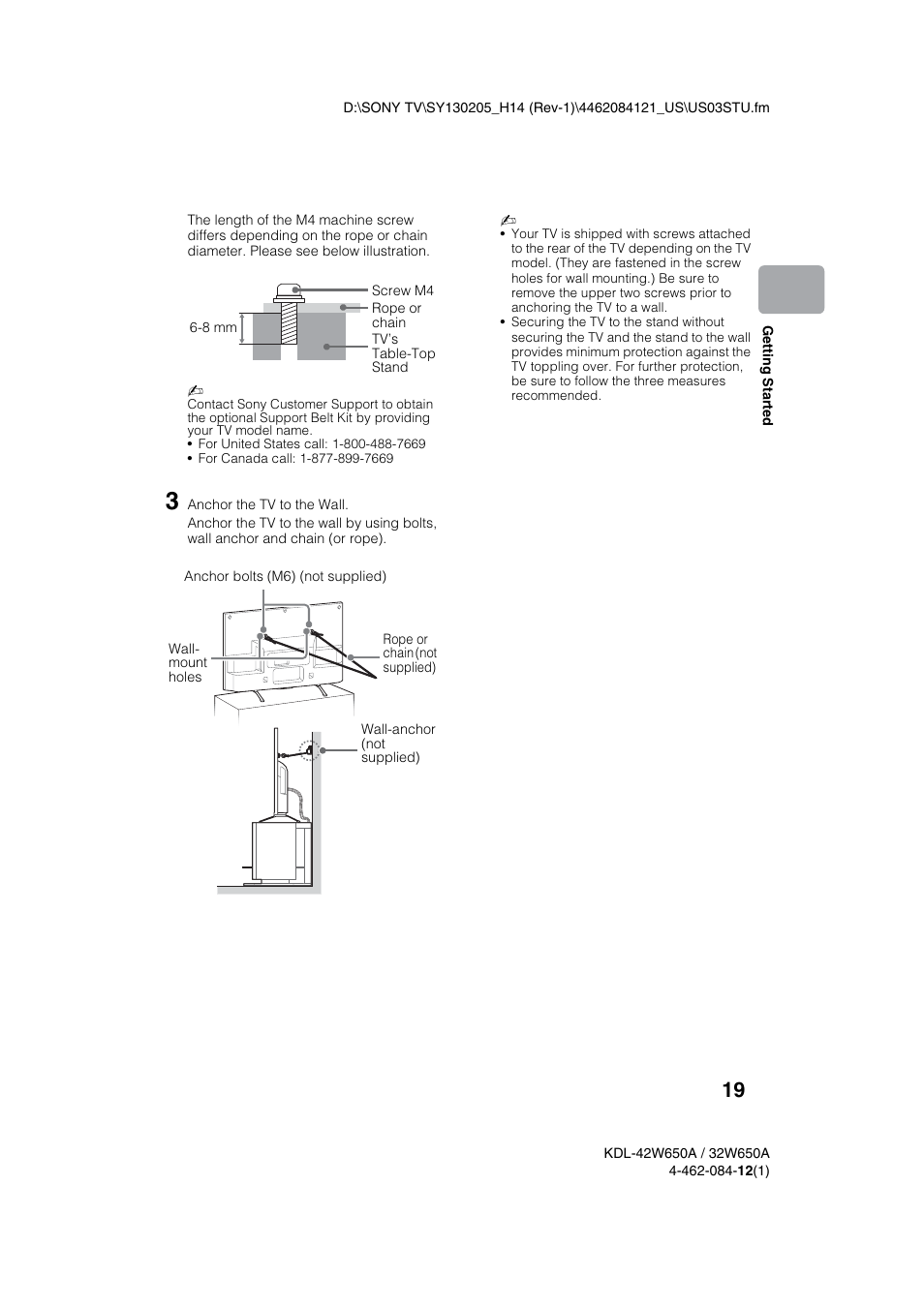 Sony KDL-32W650A User Manual | Page 19 / 48