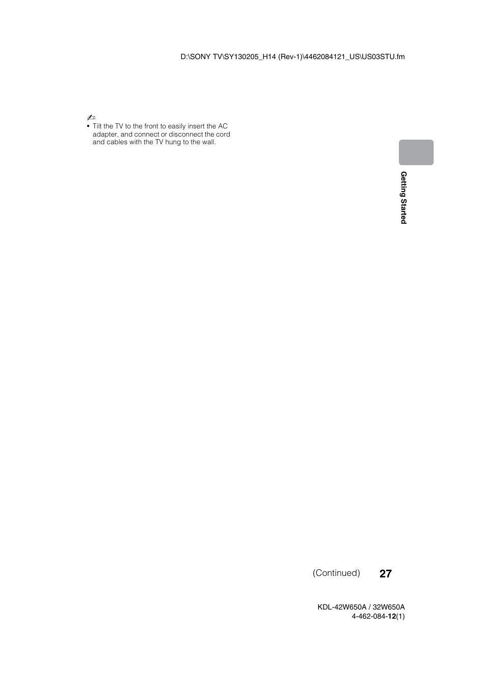 Sony KDL-32W650A User Manual | Page 27 / 48