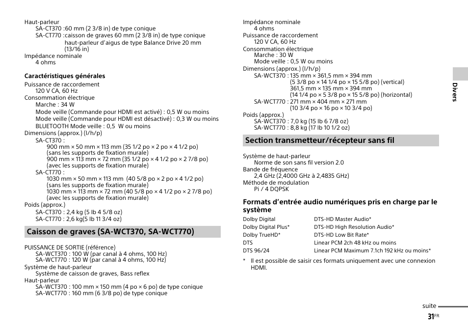 Sony HT-CT770 User Manual | Page 59 / 96