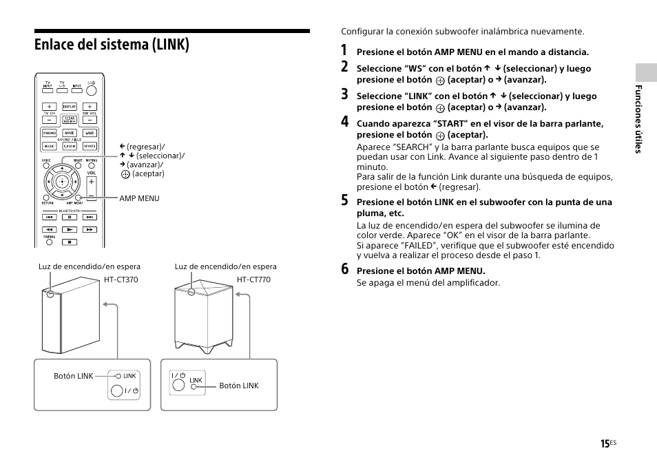 Enlace del sistema (link) | Sony HT-CT770 User Manual | Page 75 / 96