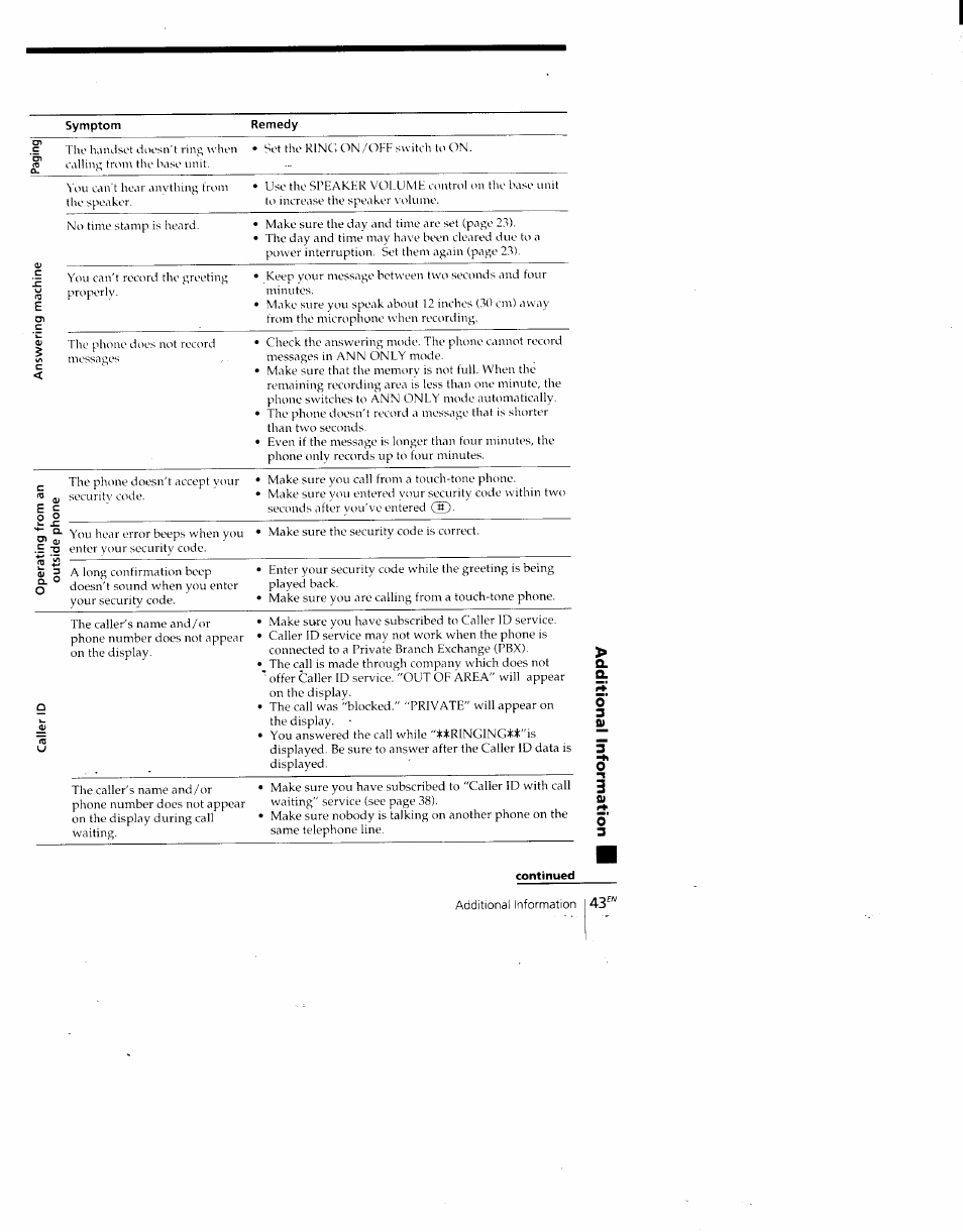 Sony SPP-A700 User Manual | Page 43 / 92