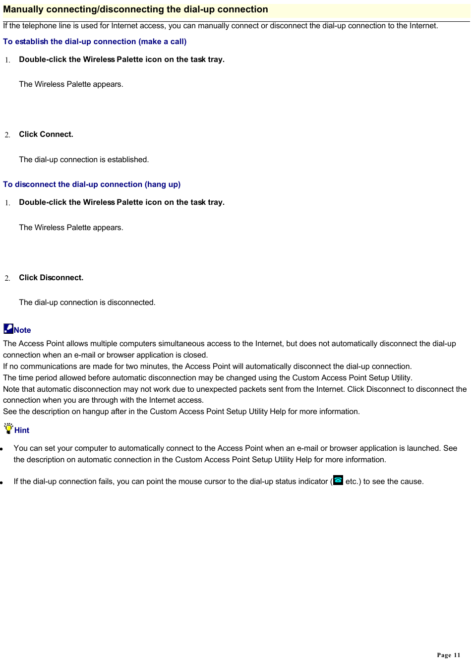 Sony PCWA-A100 User Manual | Page 11 / 17