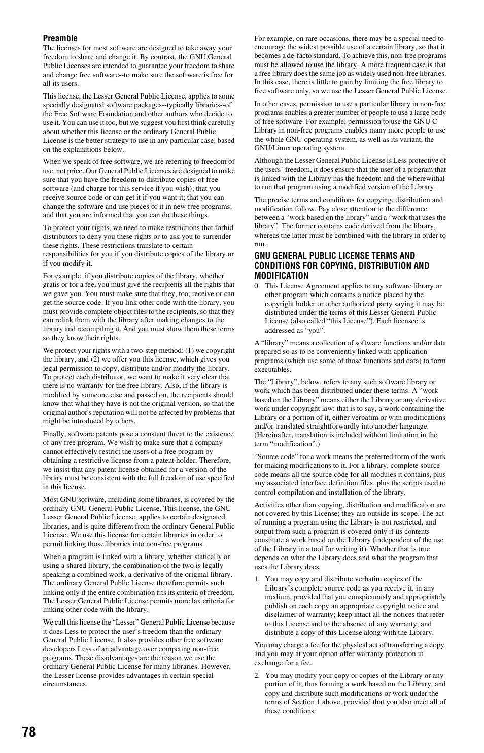 Sony BDP-S560 User Manual | Page 78 / 87