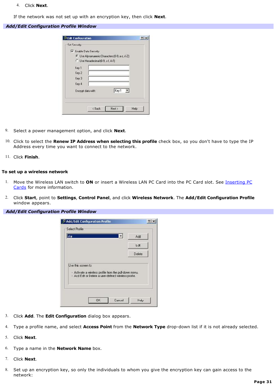 Sony PCG-GRX690K User Manual | Page 31 / 264