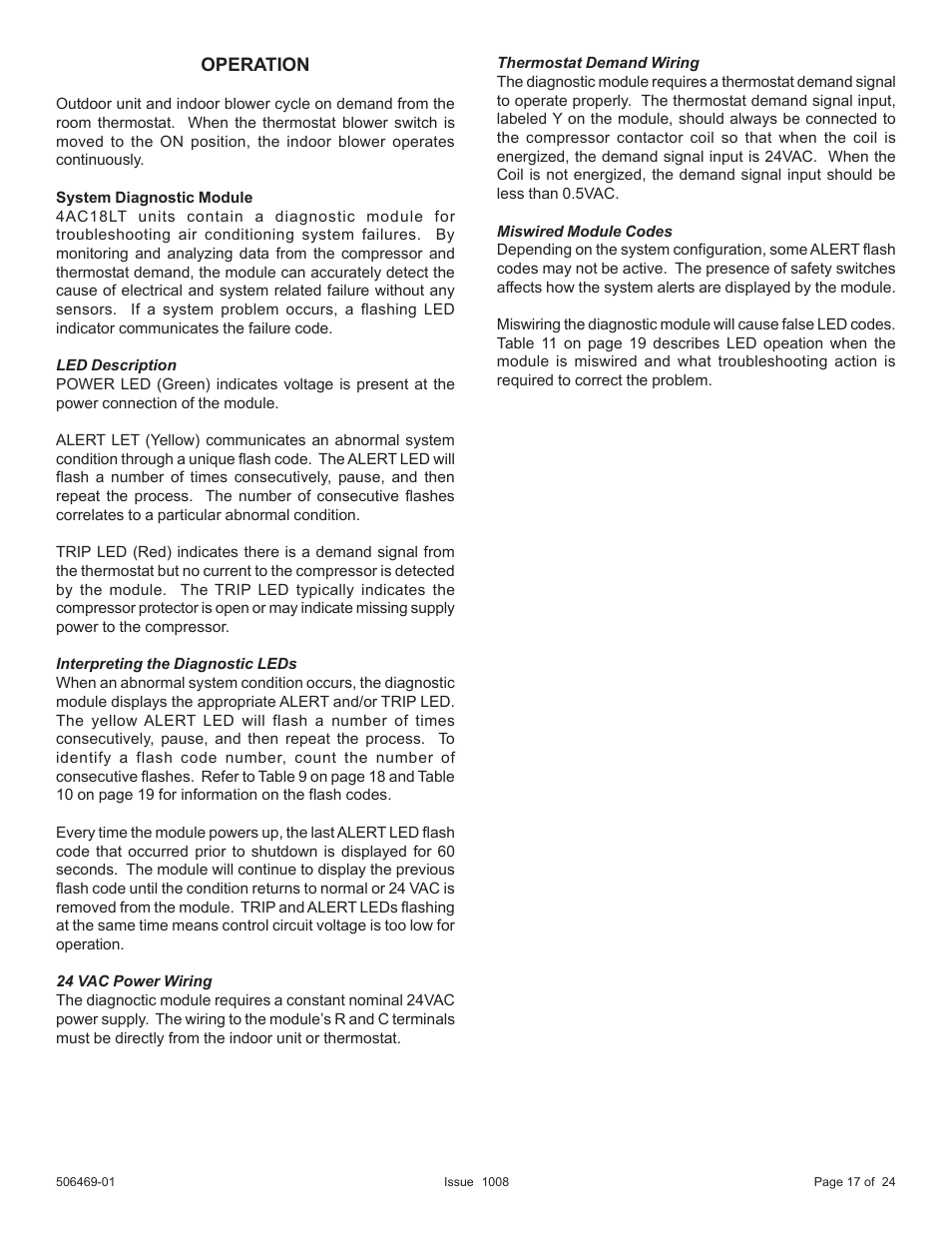 Allied Air Enterprises 4AC18LT User Manual | Page 17 / 24
