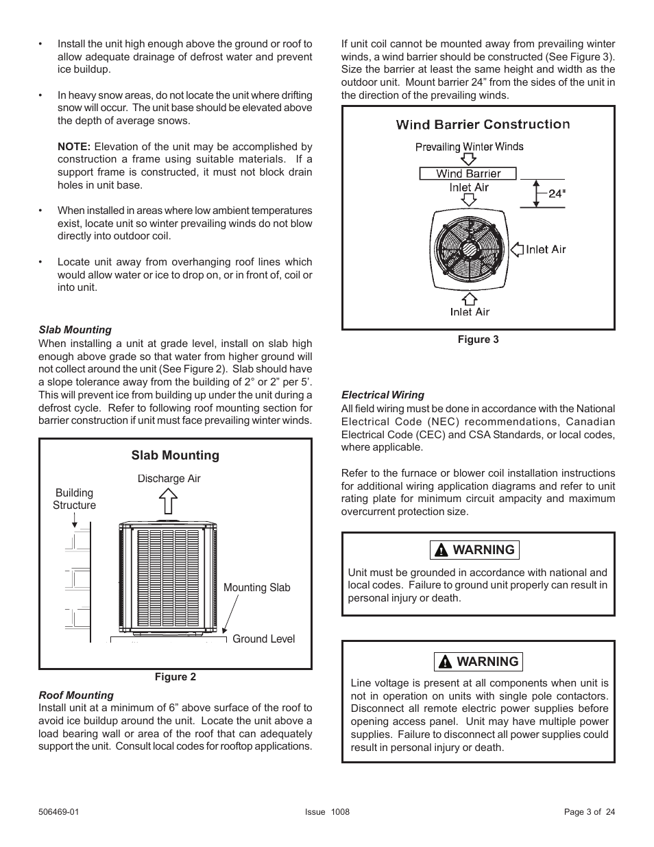 Allied Air Enterprises 4AC18LT User Manual | Page 3 / 24