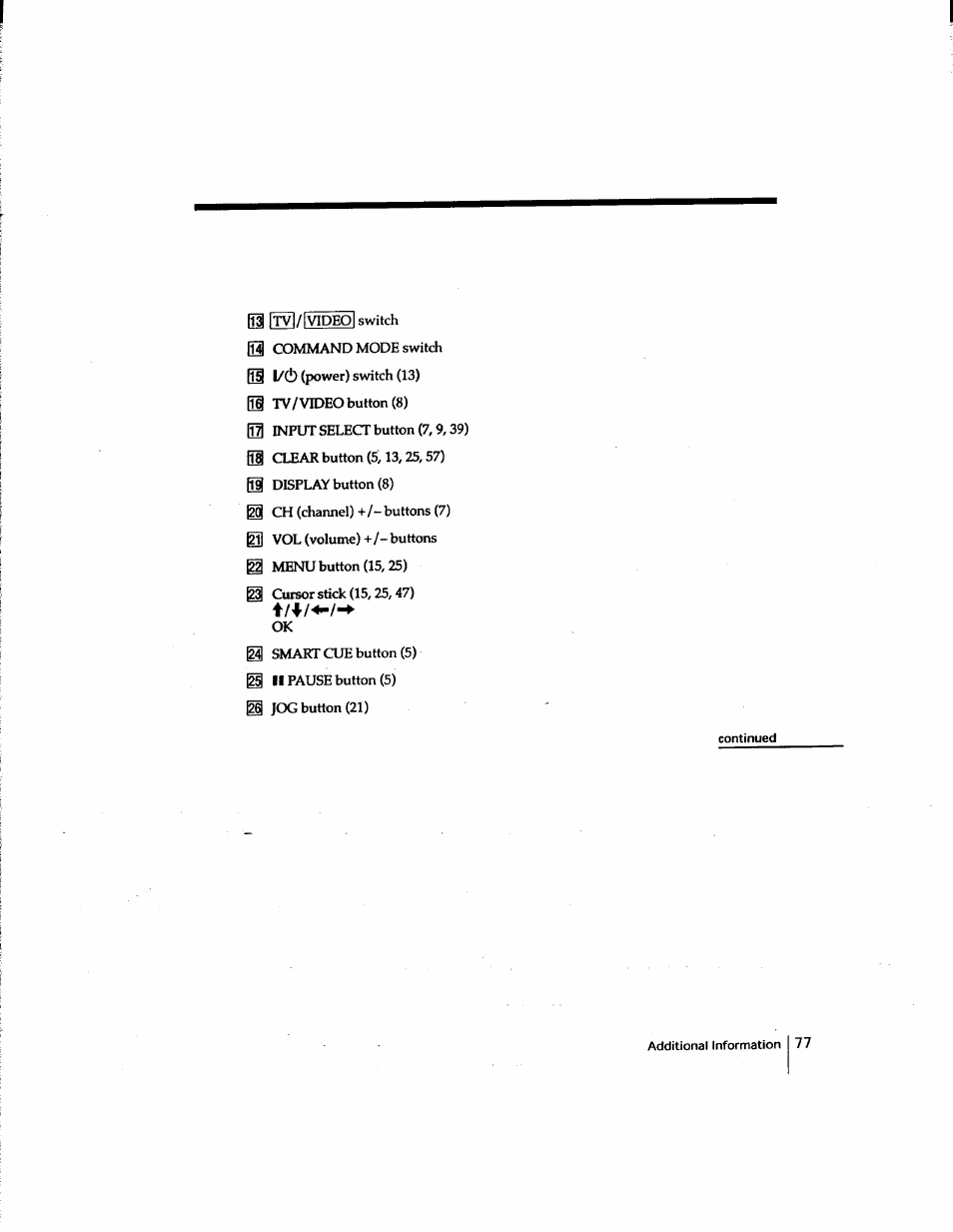 Sony SLV-M91HF User Manual | Page 77 / 80