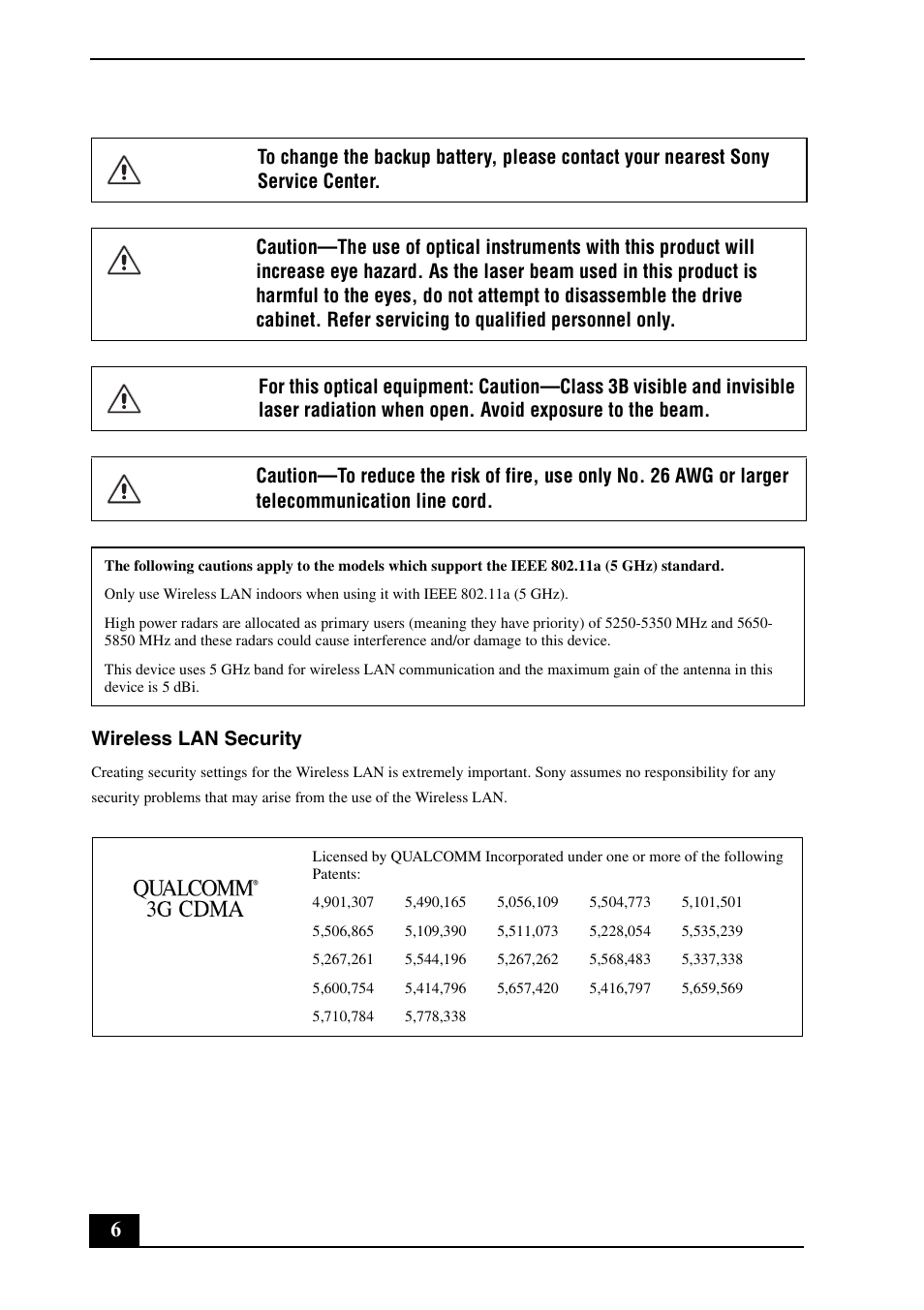Sony VGN-BX760 User Manual | Page 6 / 20