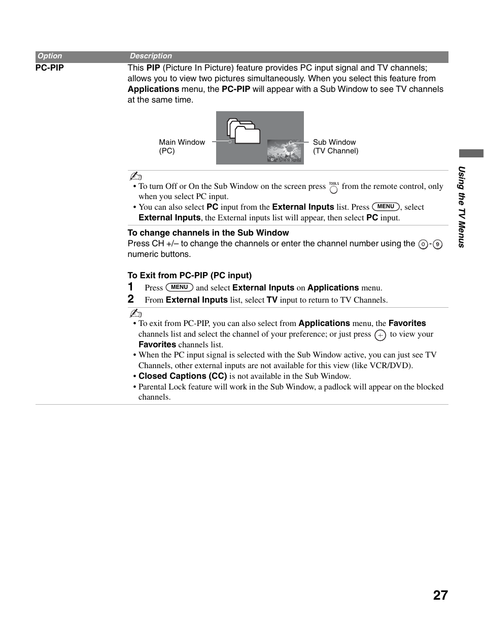 Sony KDL-26M3000 User Manual | Page 27 / 48