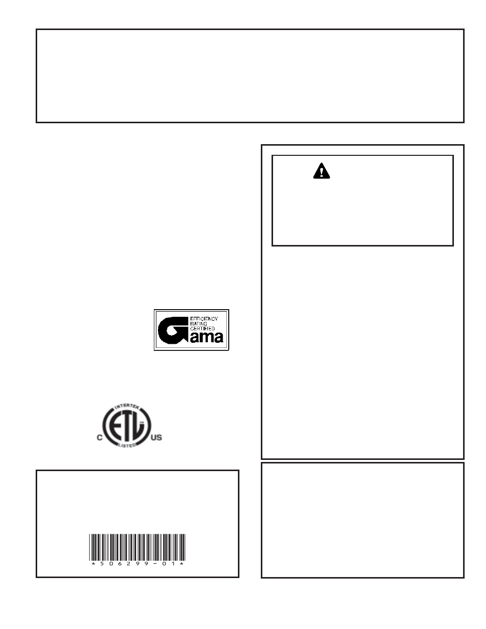 Allied Air Enterprises 506299-01 User Manual | 10 pages
