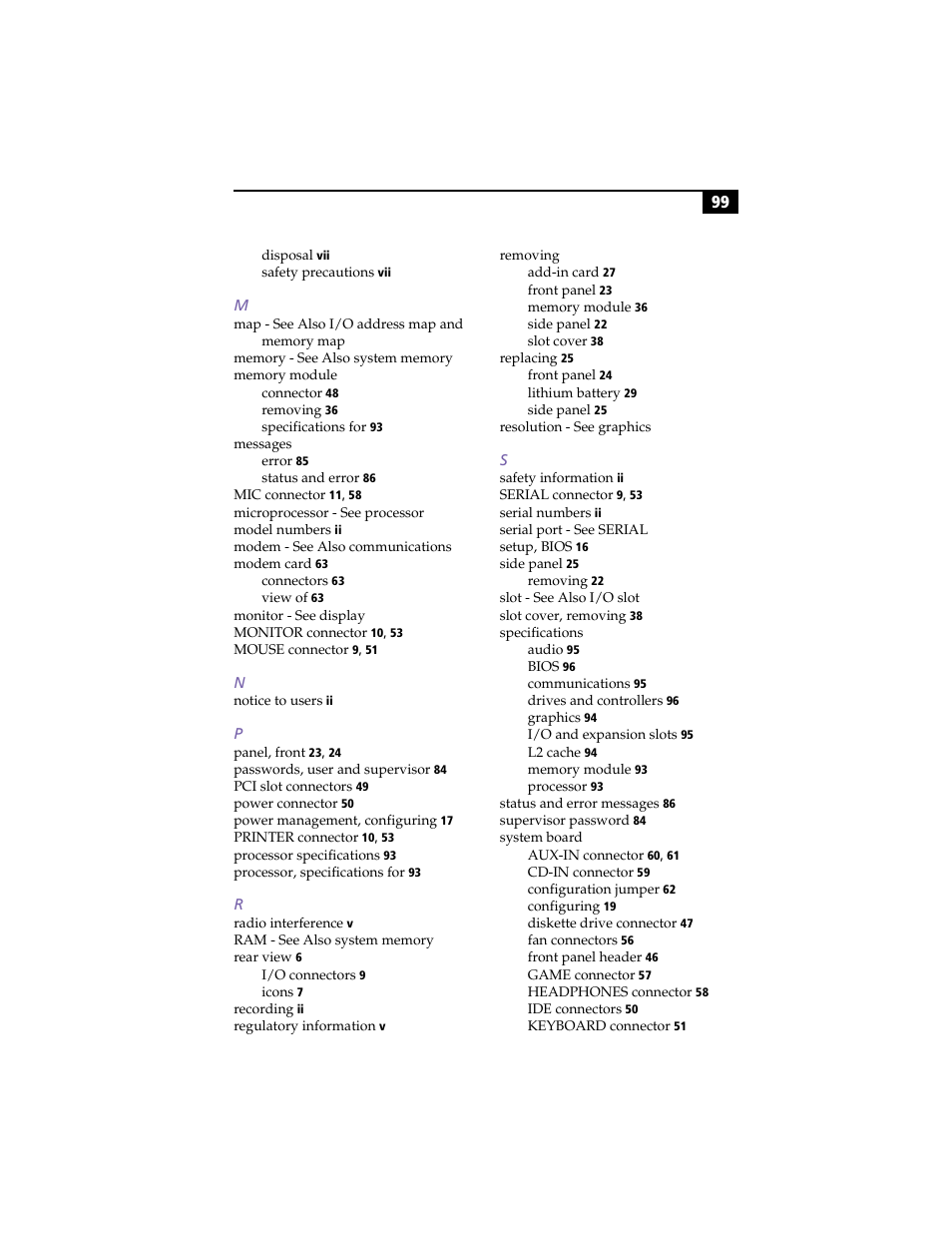 Sony PCV-J100 User Manual | Page 113 / 114