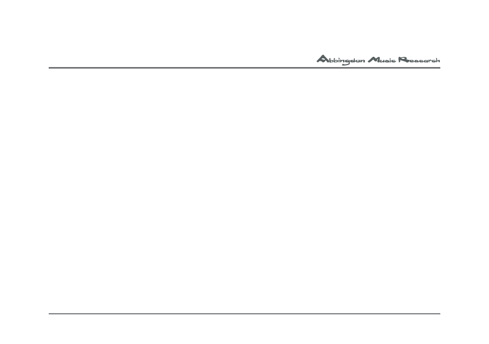 Section 4 - technical features | Abbingdon Music Research Compact Disk Processor CD-77 User Manual | Page 33 / 39