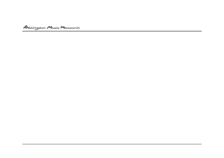 Abbingdon Music Research Compact Disk Processor CD-77 User Manual | Page 36 / 39