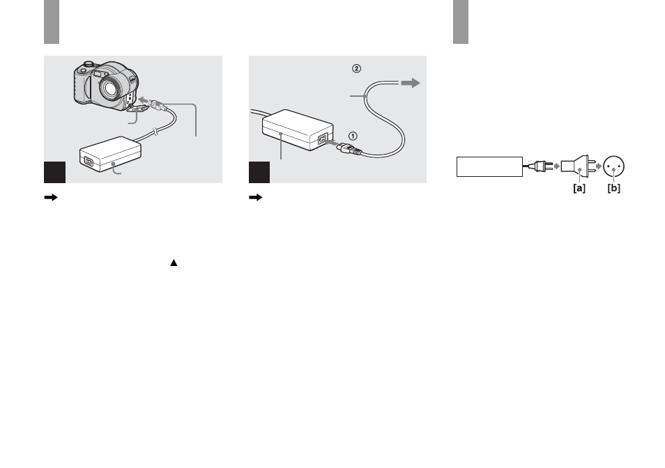Using an external power source, Using your camera abroad | Sony MVC-CD350 User Manual | Page 14 / 120