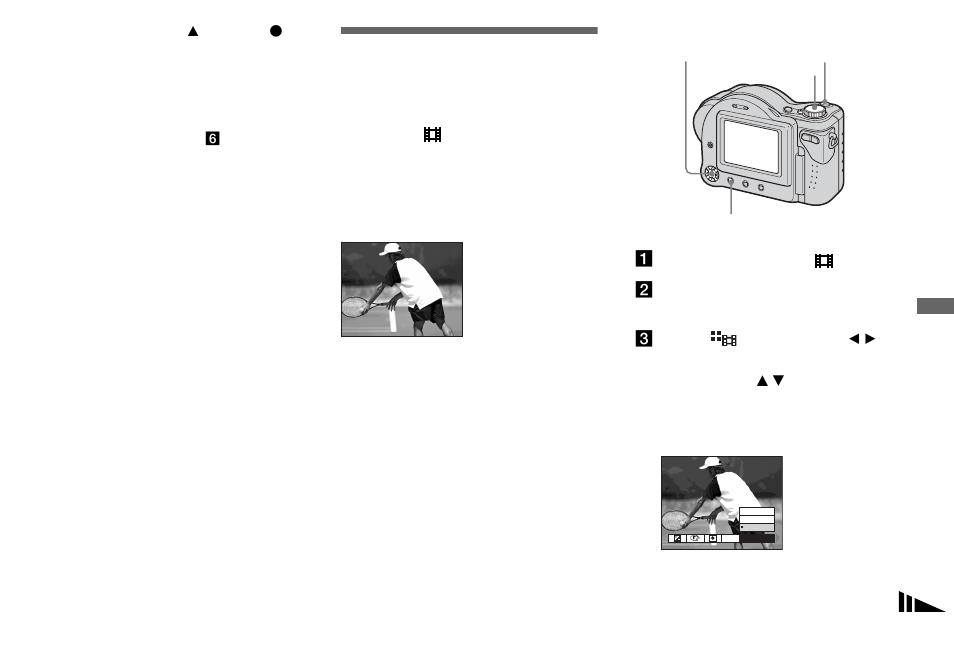 Shooting in multi burst mode, Multi burst | Sony MVC-CD350 User Manual | Page 51 / 120