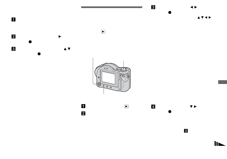 Recording an enlarged image — trimming, Playing back successive images, Recording an enlarged image | Trimming, Slide show | Sony MVC-CD350 User Manual | Page 61 / 120